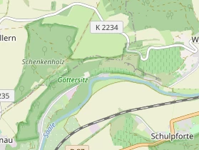 Restaurant auf Karte