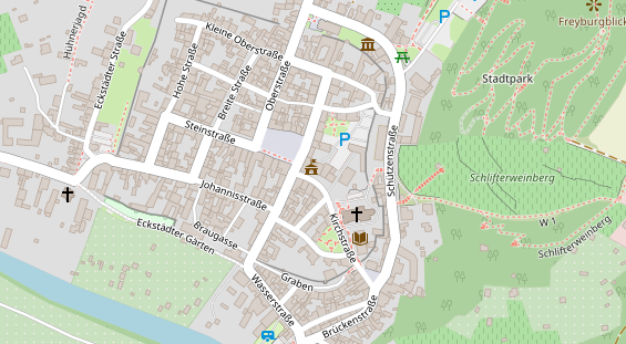 Restaurant auf Karte