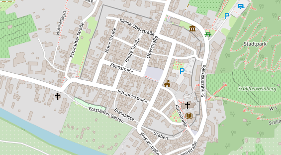 Restaurant auf Karte