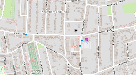 Restaurant auf Karte