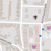 Restaurant auf Karte