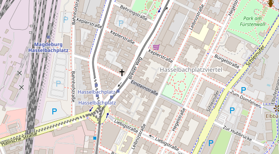 Restaurant auf Karte