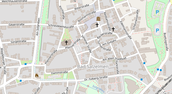 Restaurant auf Karte