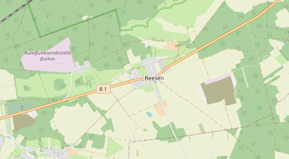 Restaurant auf Karte