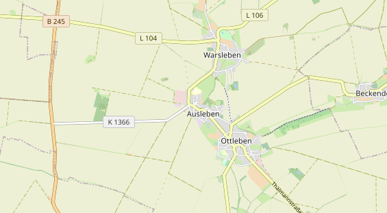 Restaurant auf Karte