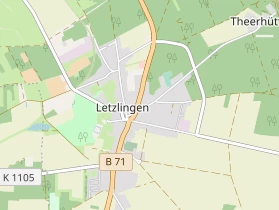 Restaurant auf Karte