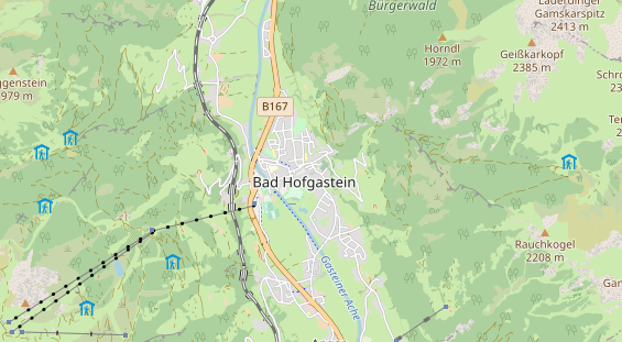 Restaurant auf Karte