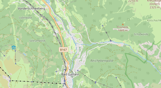 Restaurant auf Karte