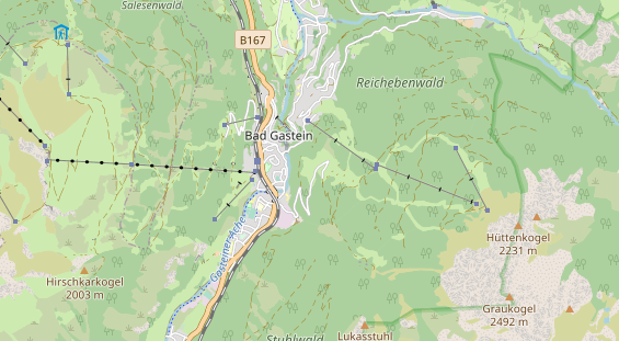 Restaurant auf Karte