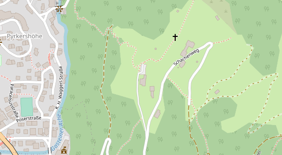 Restaurant auf Karte