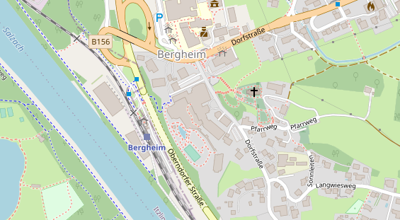 Restaurant auf Karte