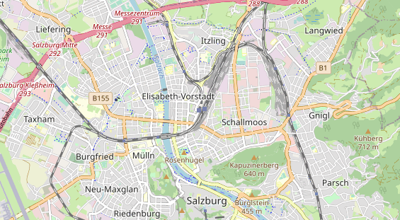 Restaurant auf Karte