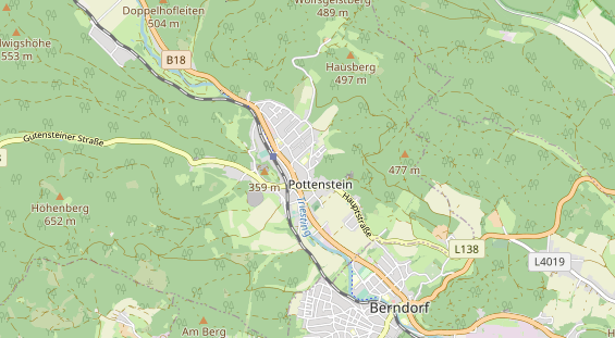 Restaurant auf Karte