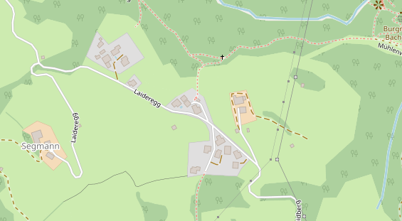 Restaurant auf Karte