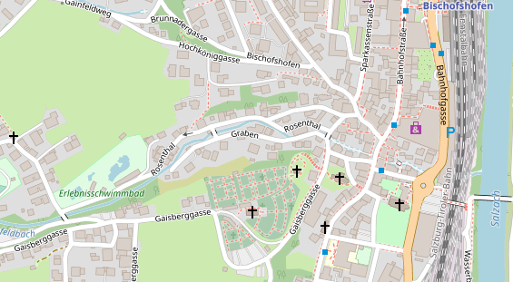 Restaurant auf Karte