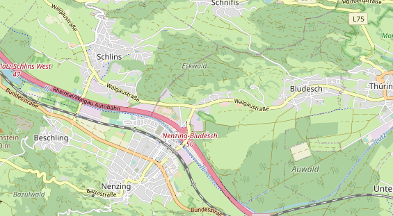 Restaurant auf Karte