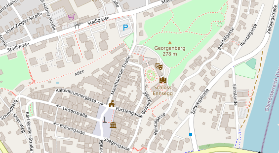 Restaurant auf Karte