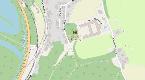 Restaurant auf Karte