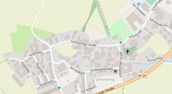 Restaurant auf Karte