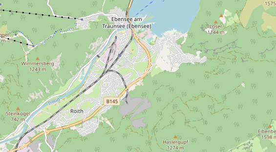 Restaurant auf Karte