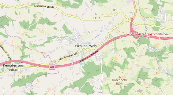 Restaurant auf Karte