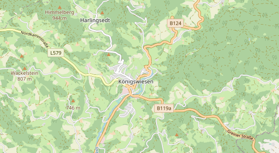 Restaurant auf Karte