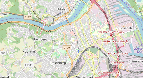 Restaurant auf Karte