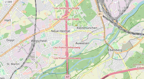 Restaurant auf Karte