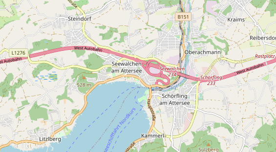 Restaurant auf Karte