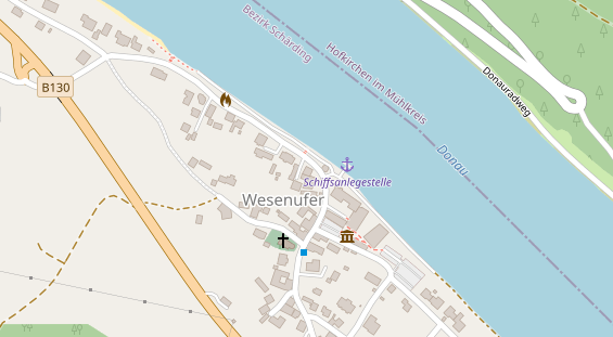 Restaurant auf Karte