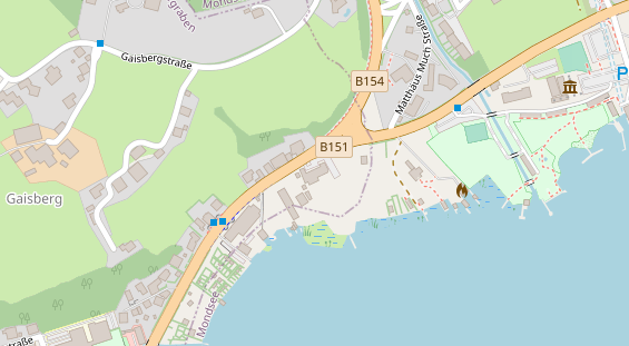 Restaurant auf Karte