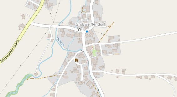 Restaurant auf Karte