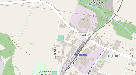 Restaurant auf Karte