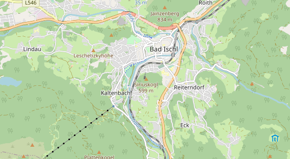 Restaurant auf Karte