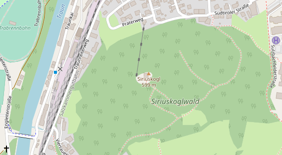 Restaurant auf Karte