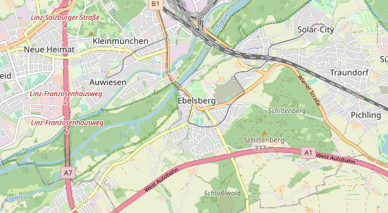 Restaurant auf Karte