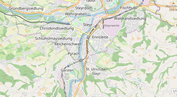 Restaurant auf Karte