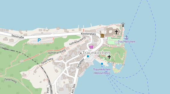 Restaurant auf Karte