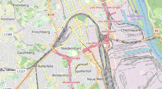 Restaurant auf Karte