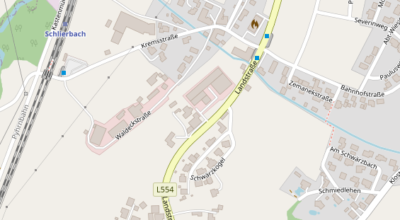 Restaurant auf Karte