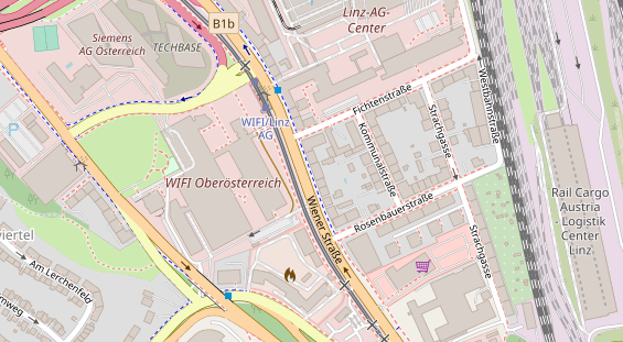 Restaurant auf Karte