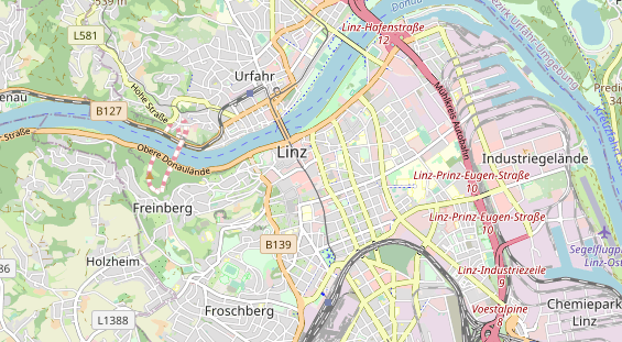 Restaurant auf Karte