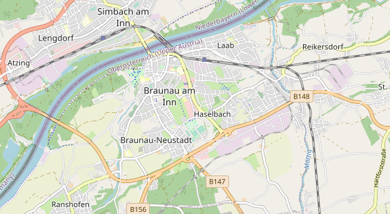 Restaurant auf Karte