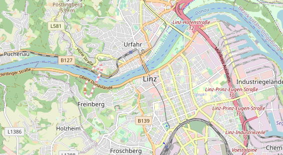 Restaurant auf Karte