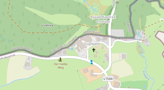 Restaurant auf Karte