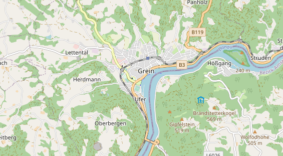 Restaurant auf Karte