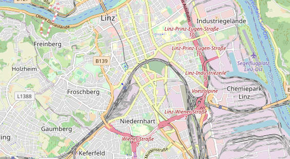 Restaurant auf Karte