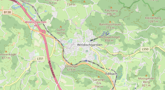 Restaurant auf Karte