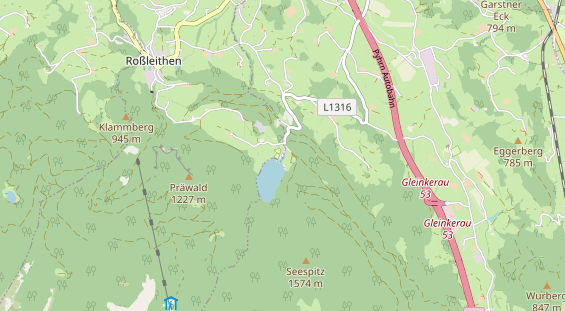 Restaurant auf Karte