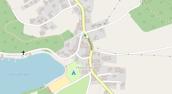 Restaurant auf Karte